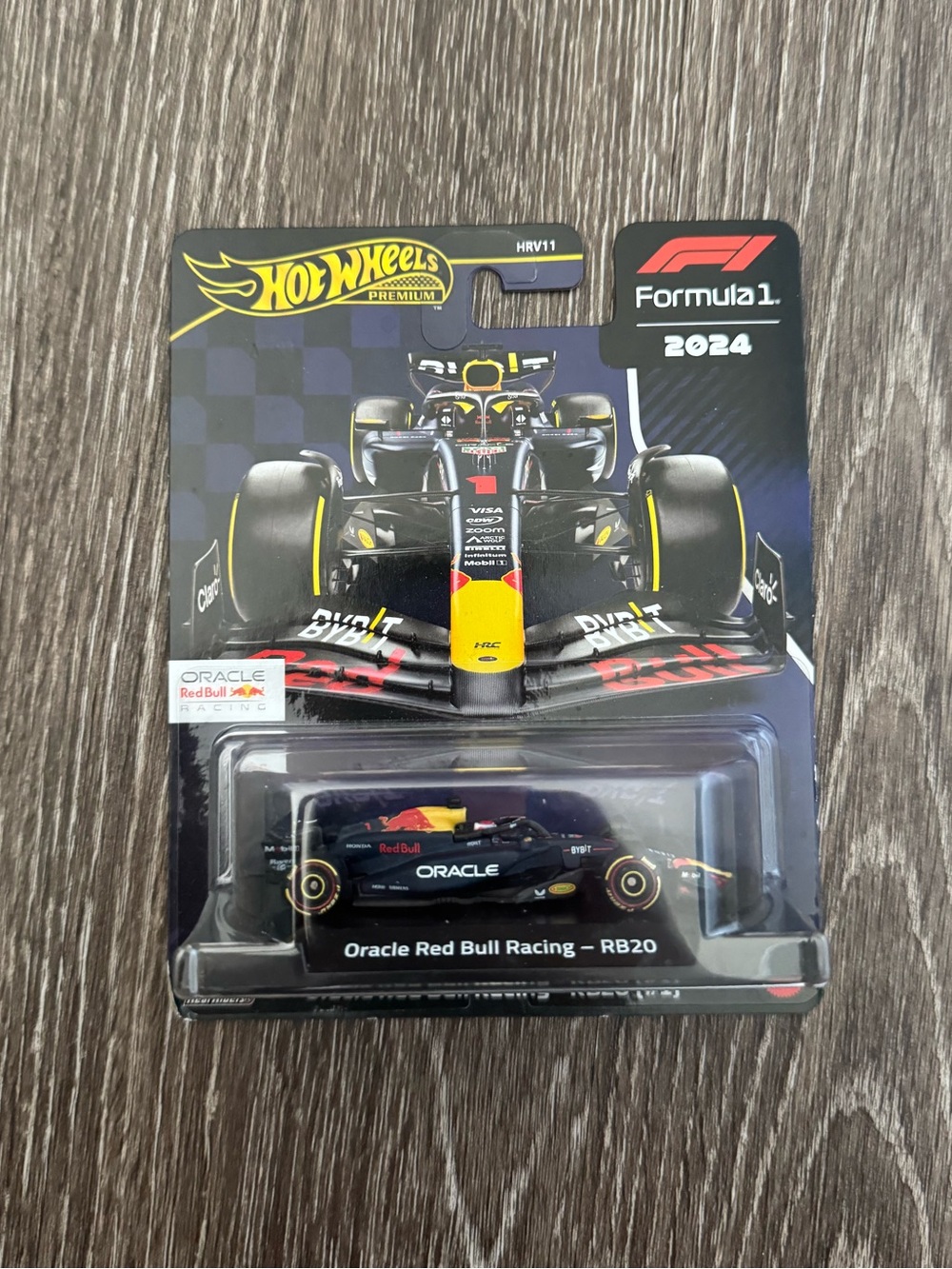 NWT! F1 Oracle Red Bull Racing Hotwheels Racecar RB20 (#1) 2024